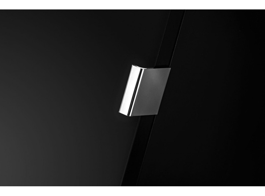 Deska na skříňku pod umyvadlo SANTANO BLACK 160 cm - černá matná