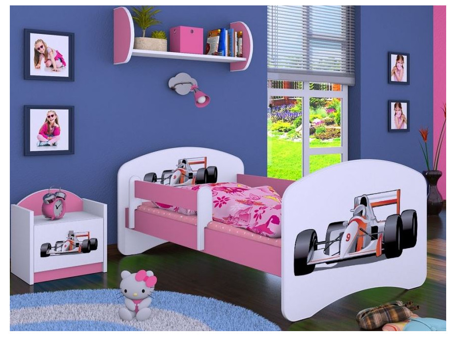 Dětská postel bez šuplíku 200x90 cm FORMULE F1