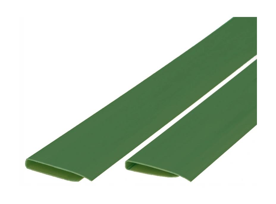 Ukončovací lišta na clonu na plot - imitace bambusu - 100 cm - zelená