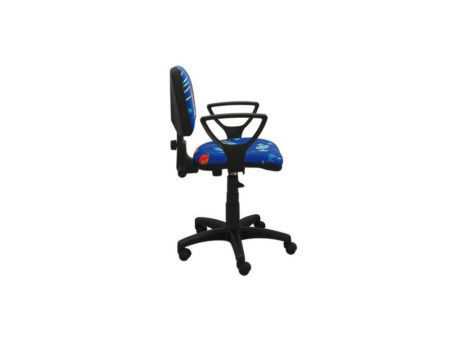 Dětská otočná židle KEVIN - RYBIČKY