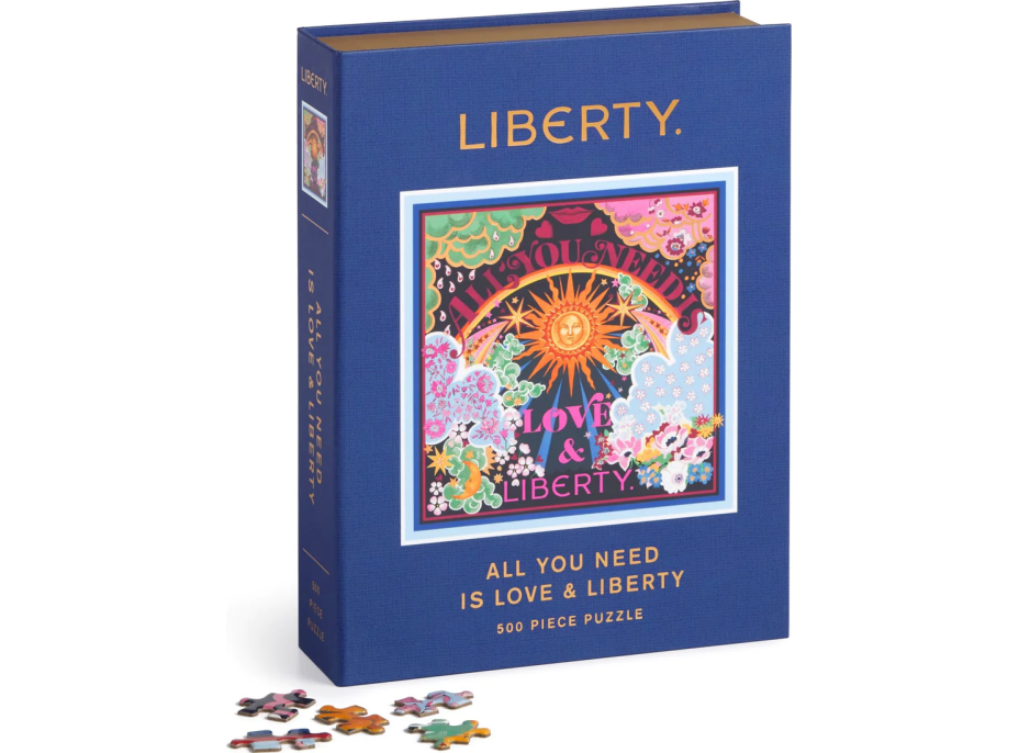 GALISON Čtvercové puzzle Liberty: Všechno, co potřebuješ, je láska a volnost 500 dílků