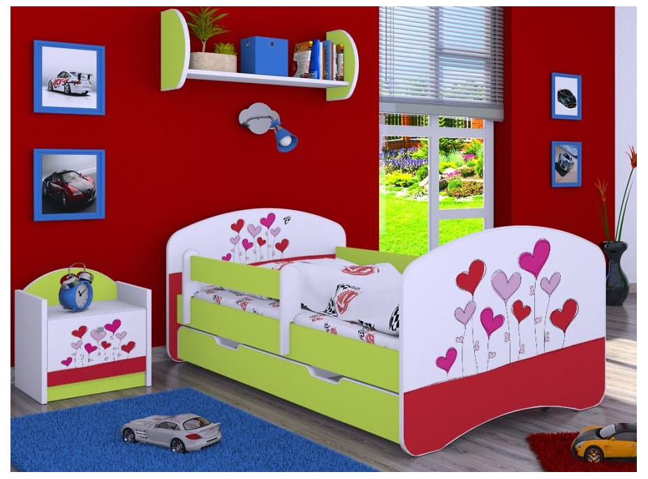 Dětská postel se šuplíkem 200x90 cm LOVE