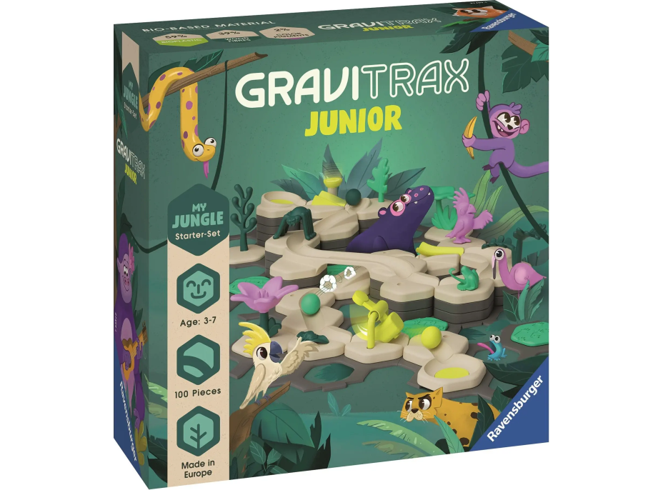 RAVENSBURGER GraviTrax Junior Startovní sada Džungle