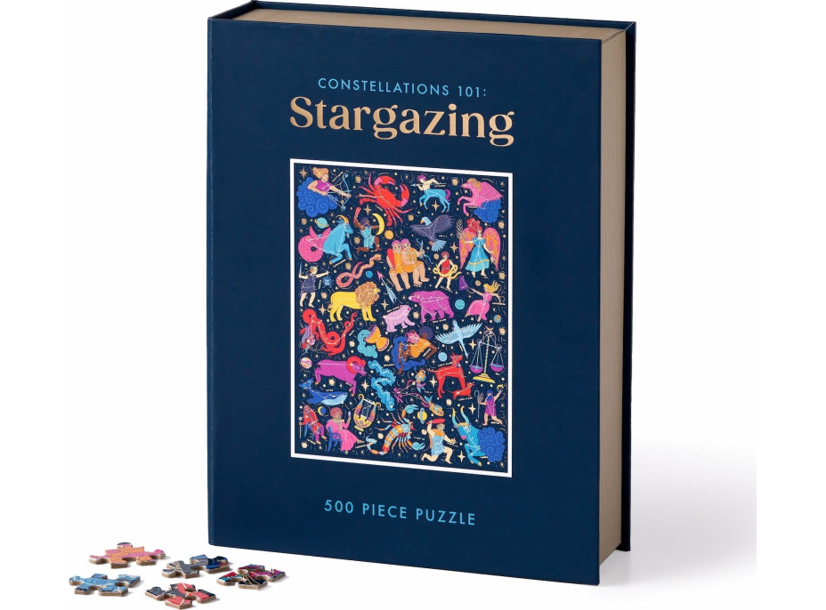 GALISON Metalické puzzle Souhvězdí 101: Pozorování hvězd 500 dílků