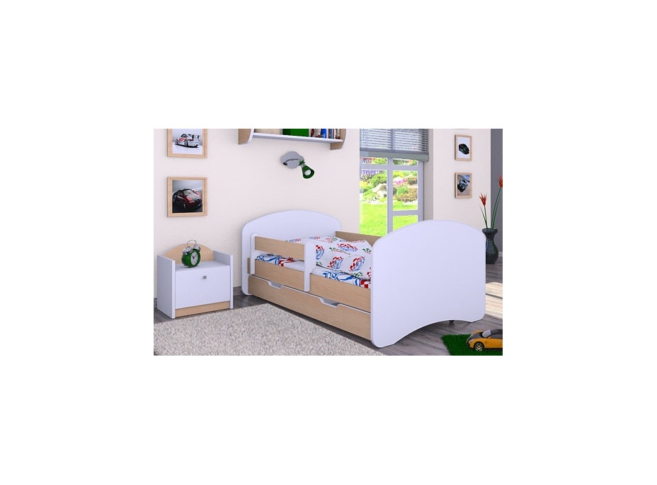 Dětská postel se šuplíkem 200x90 cm HAPPY bez motivu