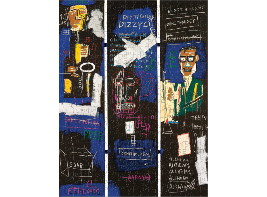 GALISON Puzzle Basquiat: Hráči na lesní roh 500 dílků
