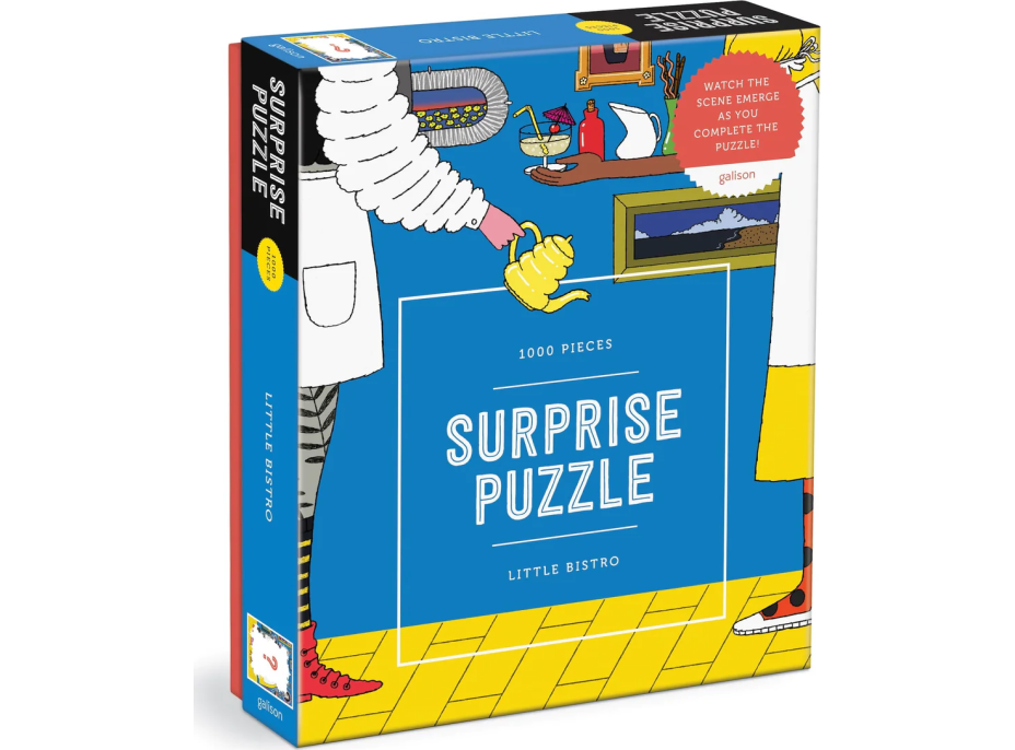 GALISON Surprise puzzle Malé bistro 1000 dílků