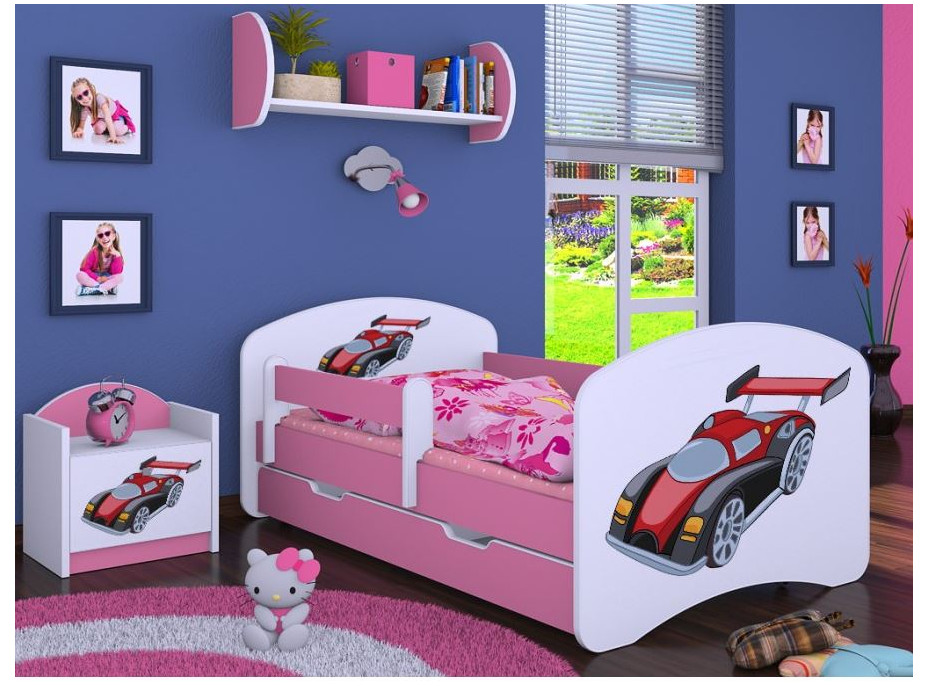 Dětská postel se šuplíkem 200x90 cm SUPER FORMULE