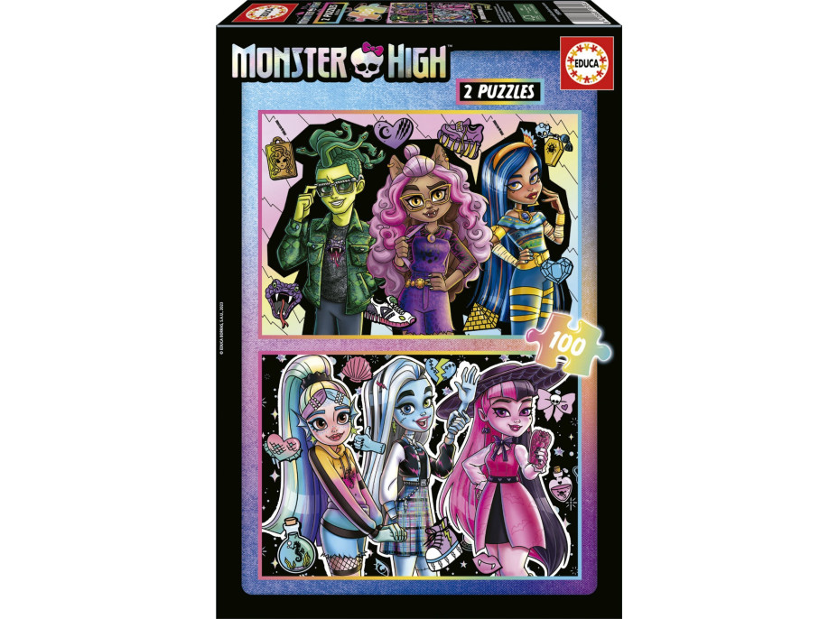 EDUCA Puzzle Monster High 2x100 dílků