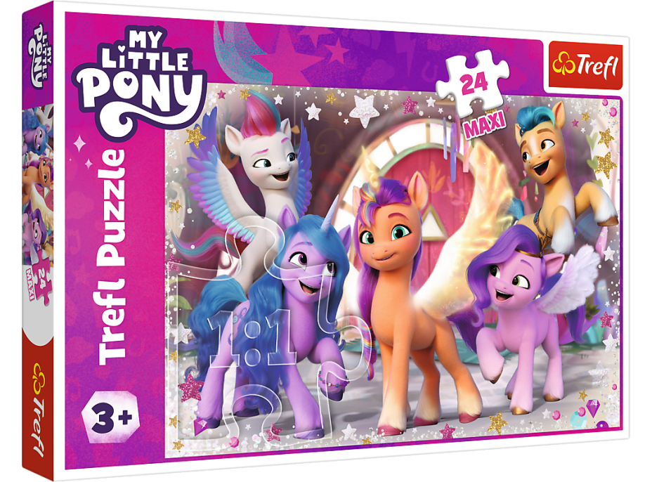 TREFL Puzzle My Little Pony: Šťastný den MAXI 24 dílků