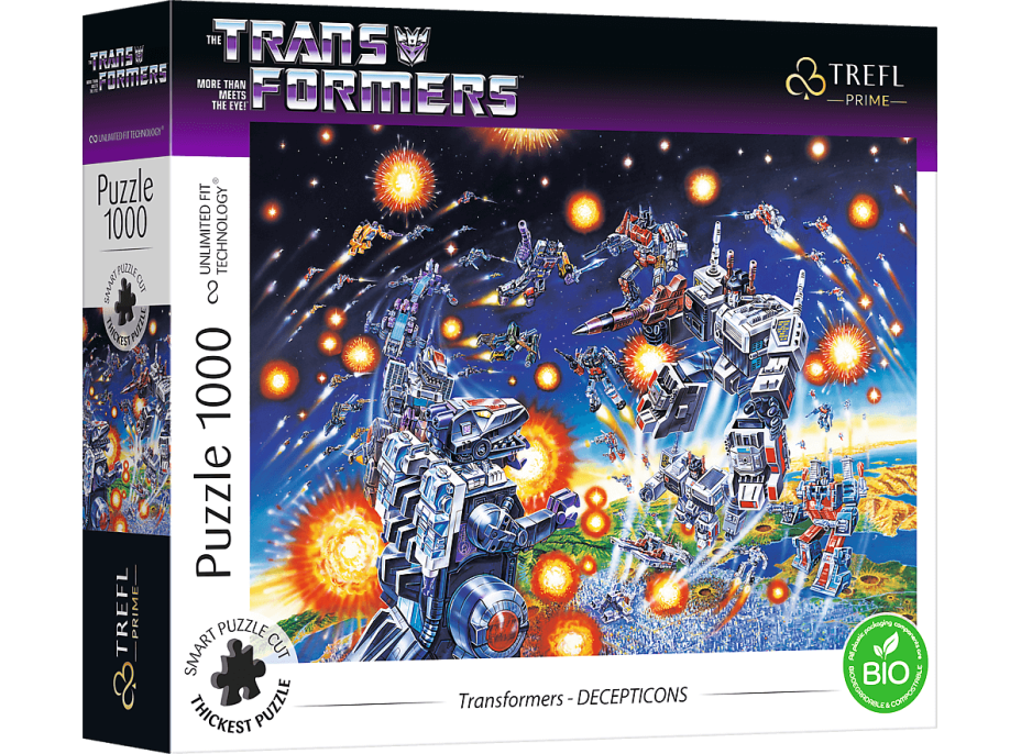 TREFL Puzzle UFT Transformers: Deceptikoni 1000 dílků