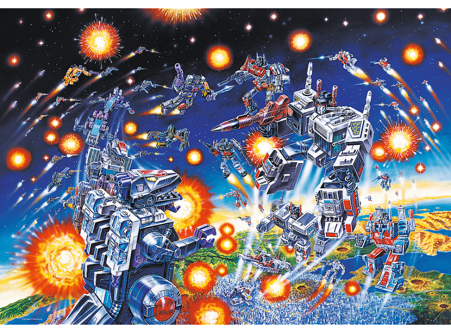 TREFL Puzzle UFT Transformers: Deceptikoni 1000 dílků