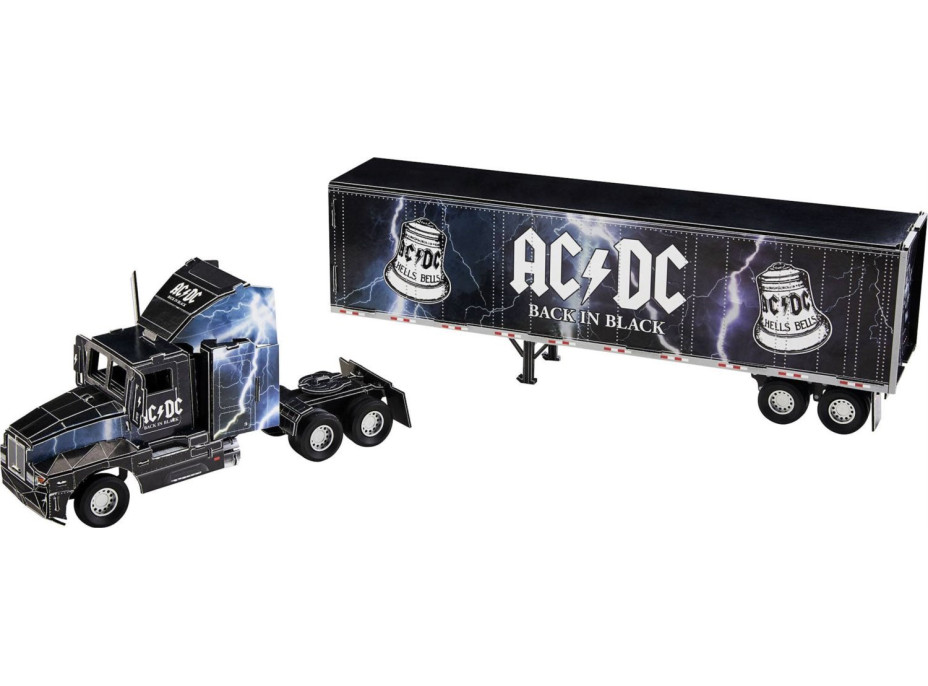 3D puzzle Kamion s přívěsem AC/DC 128 dílků