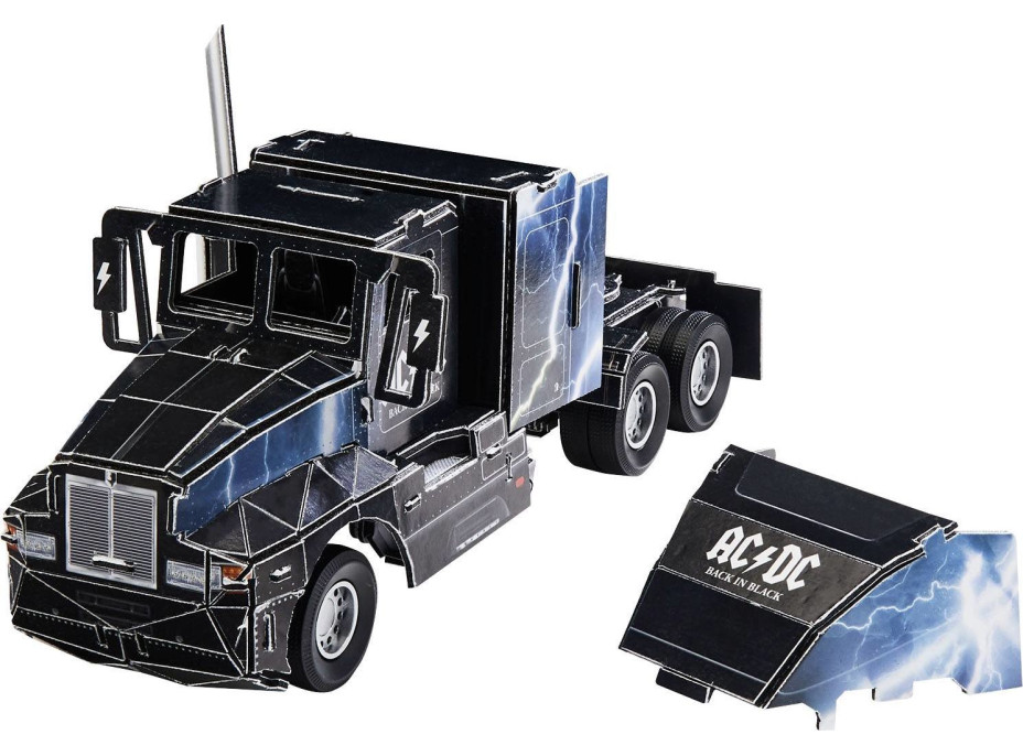 3D puzzle Kamion s přívěsem AC/DC 128 dílků