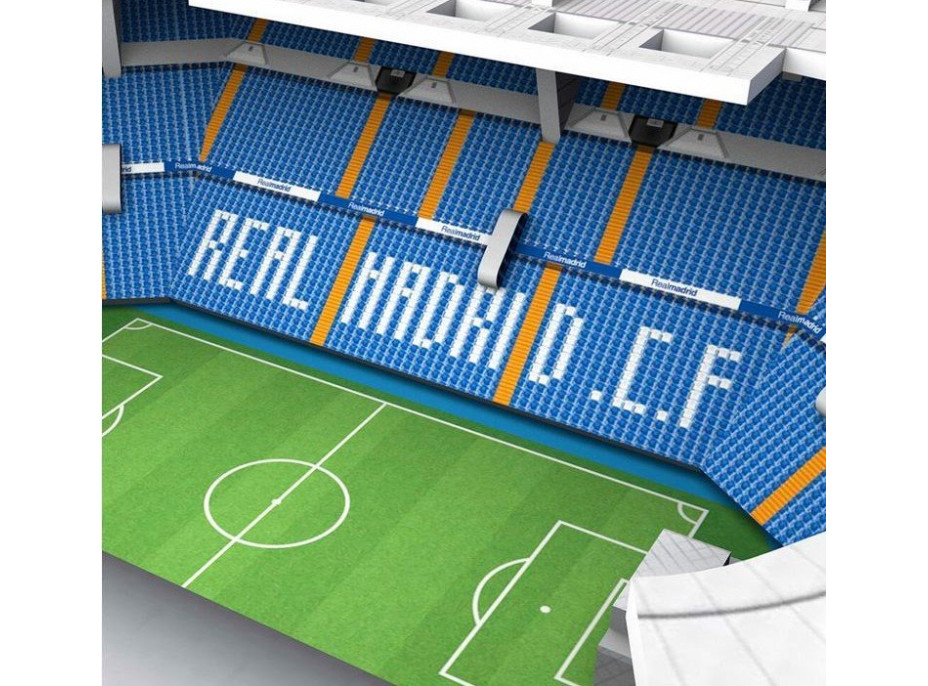 NANOSTAD 3D puzzle Stadion Santiago Bernabéu - FC Real Madrid MINI 47 dílků