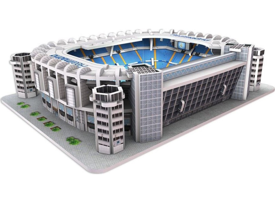 NANOSTAD 3D puzzle Stadion Santiago Bernabéu - FC Real Madrid MINI 47 dílků