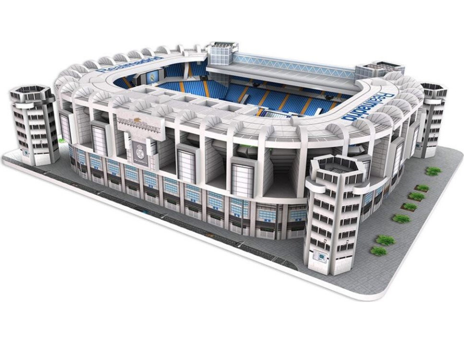 NANOSTAD 3D puzzle Stadion Santiago Bernabéu - FC Real Madrid MINI 47 dílků