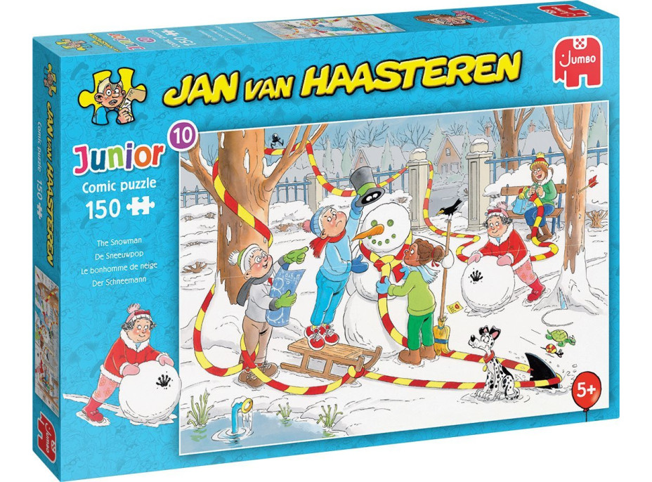 JUMBO Puzzle JvH Junior 10: Sněhulák 150 dílků