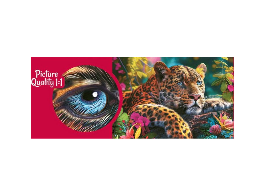 CHERRY PAZZI Puzzle Ležící leopard 500 dílků