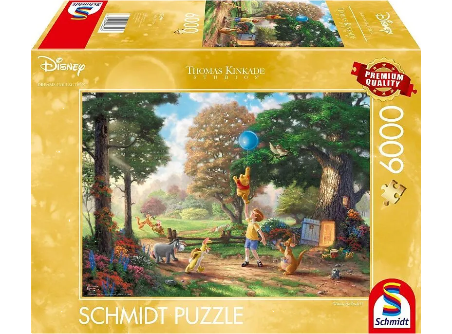 SCHMIDT Puzzle Medvídek Pú II 6000 dílků