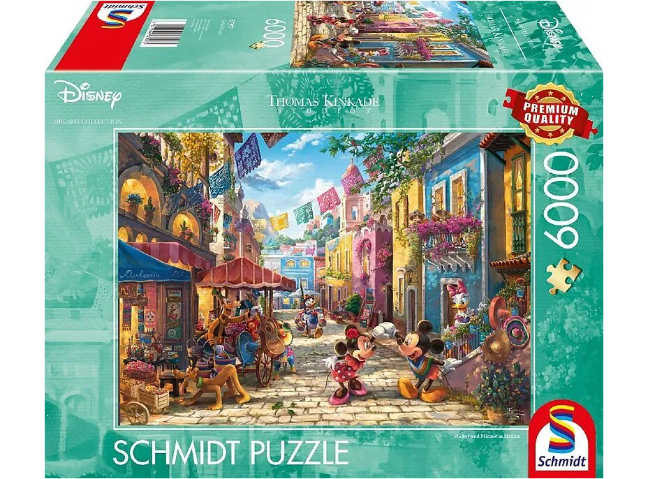 SCHMIDT Puzzle Mickey & Minnie v Mexiku 6000 dílků