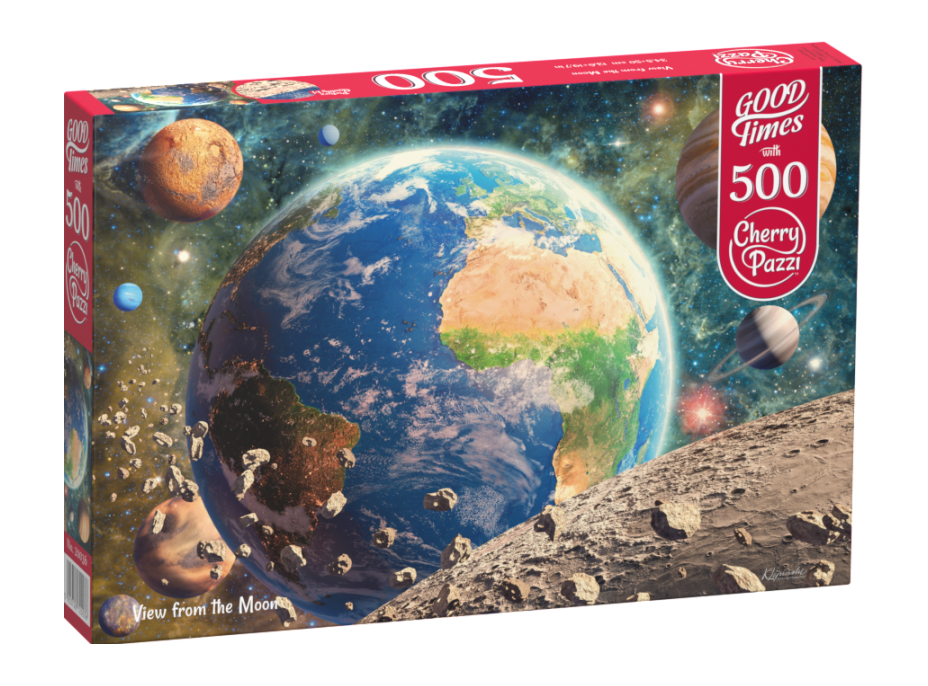 CHERRY PAZZI Puzzle Výhled z Měsíce 500 dílků