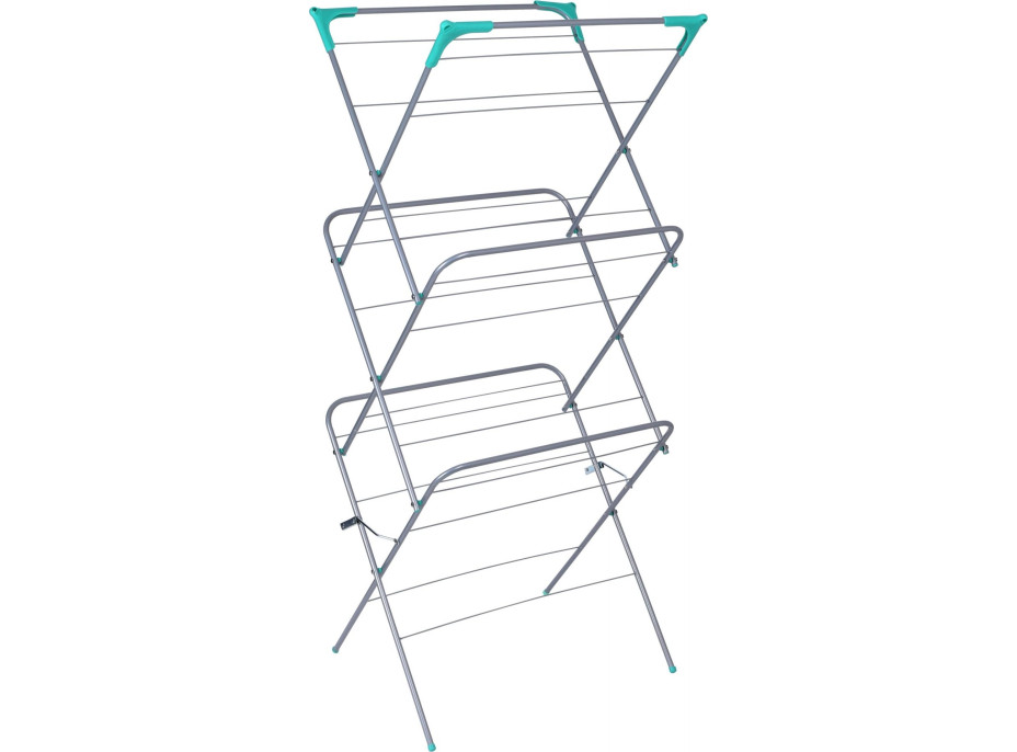 Sušák na prádlo ARAL - šedý/zelený
