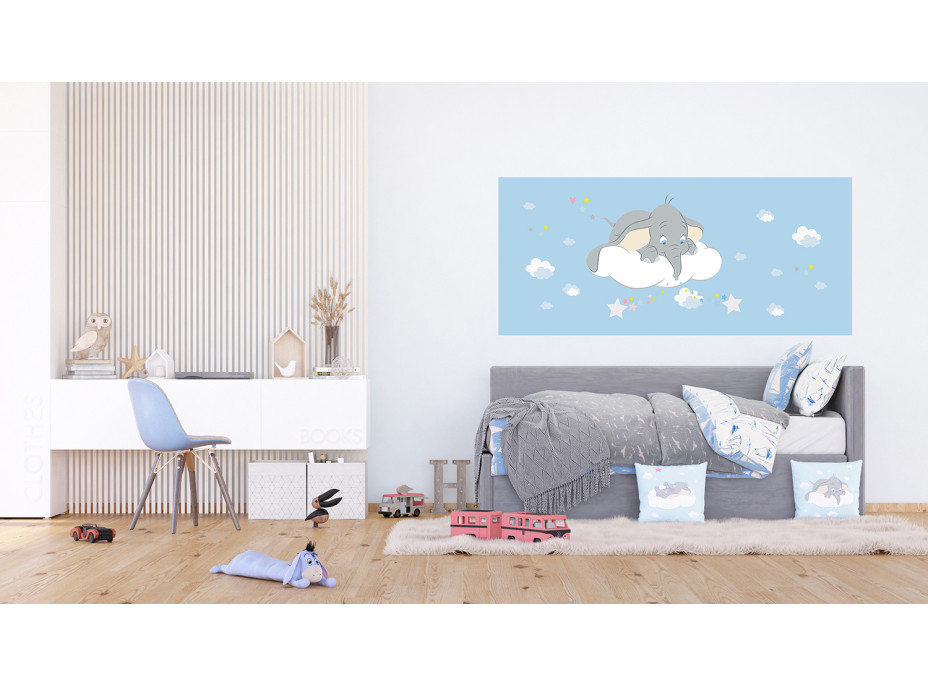 Dětský polštářek DISNEY - Dumbo na oblaku snů 40x40 cm
