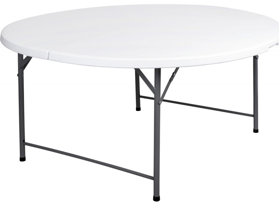 Cateringový kulatý stůl BATLEY 150 cm - bílý
