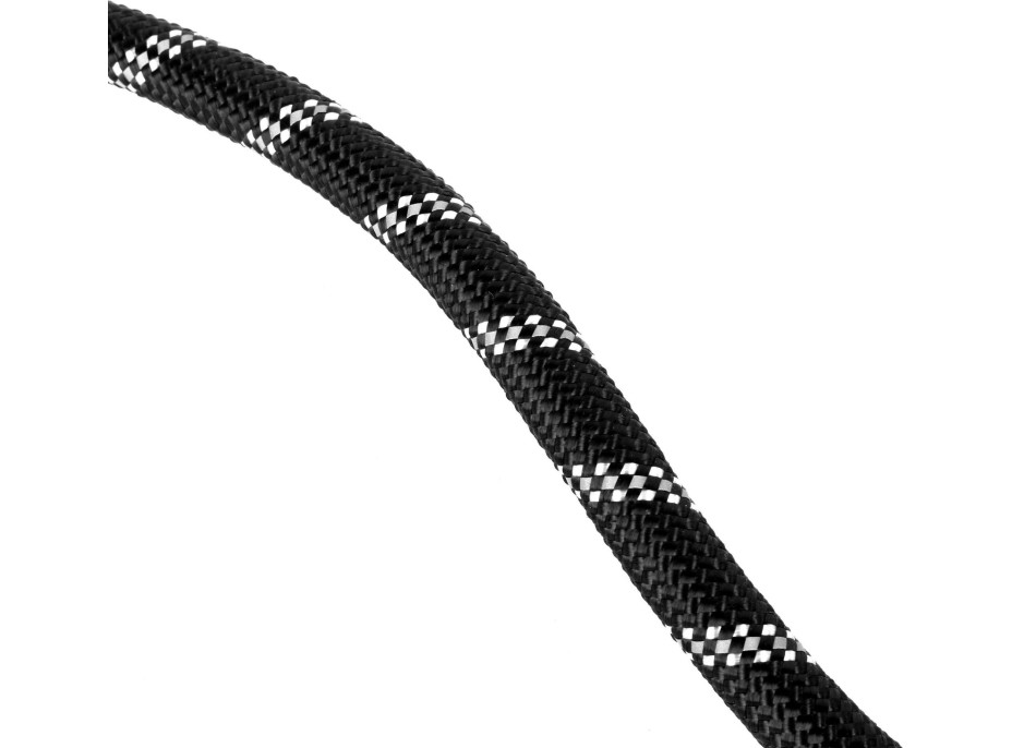 Reflexní vodítko pro psa KOBE 3 m - černé