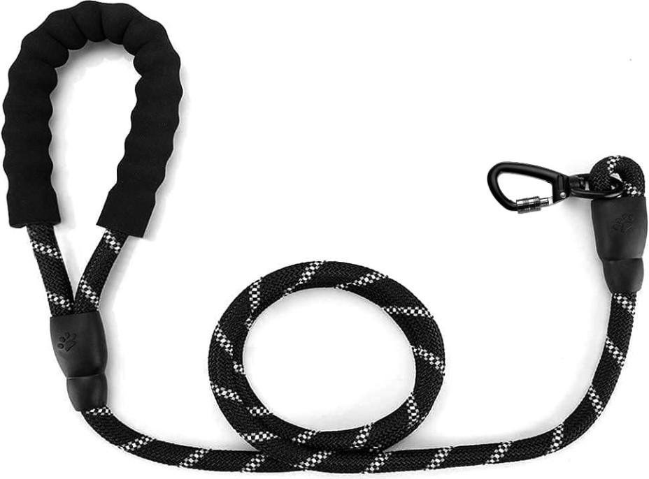 Reflexní vodítko pro psa KOBE 3 m - černé