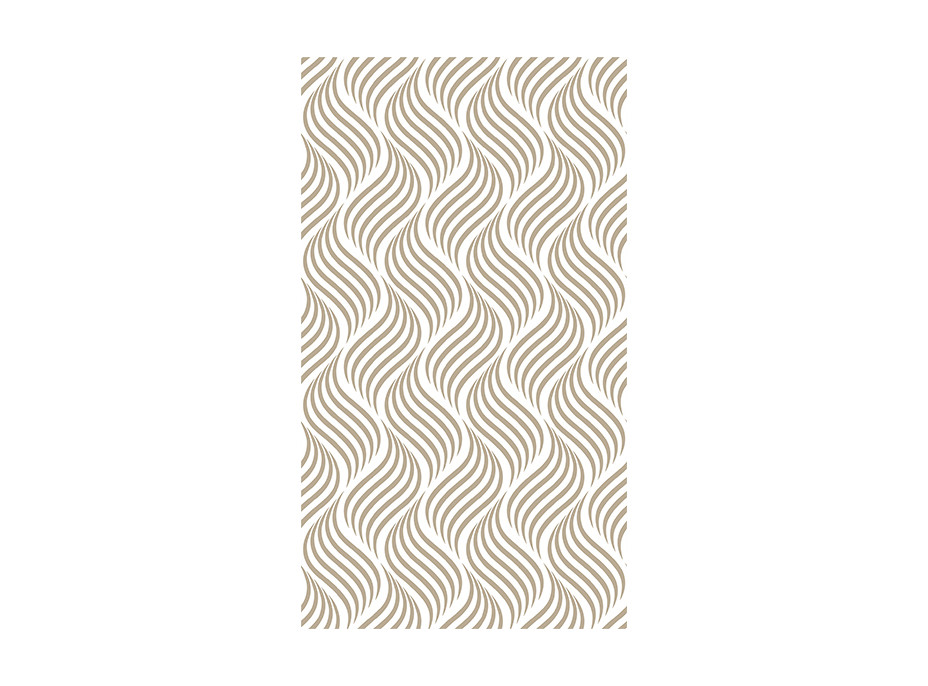 Designový závěs - Béžová abstrakce - 140x245 cm