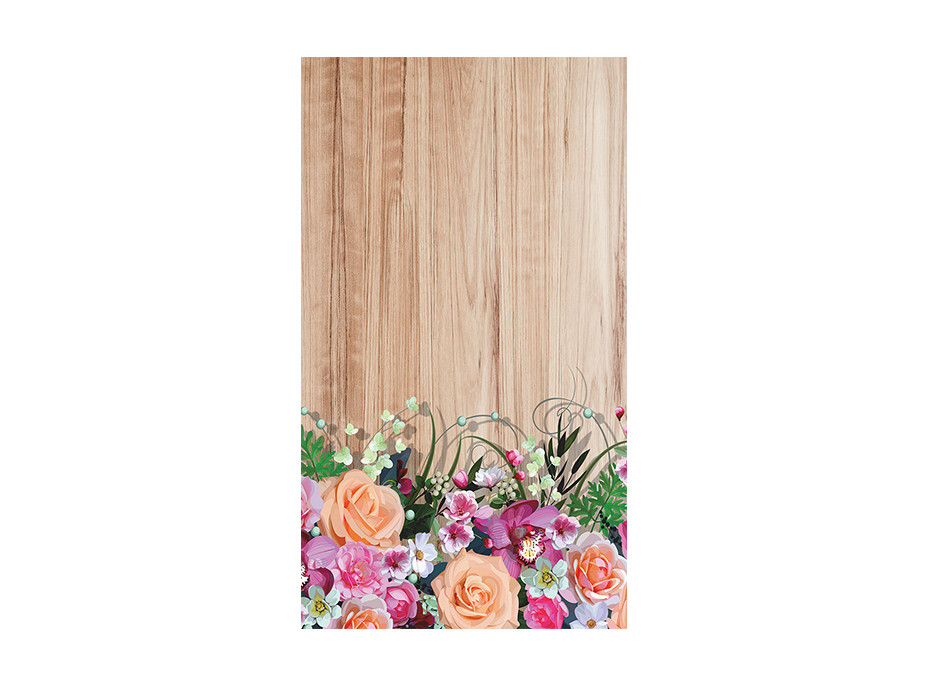 Designový závěs - Květiny - 140x245 cm