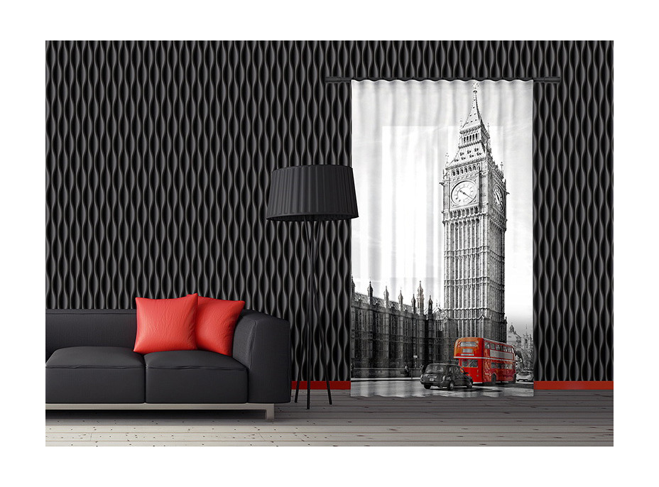 Designový závěs - Big Ben - 140x245 cm