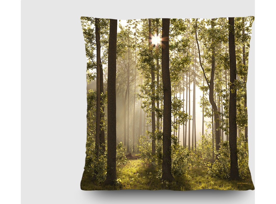 Dekorační polštář - Kouzelný les - 45x45 cm