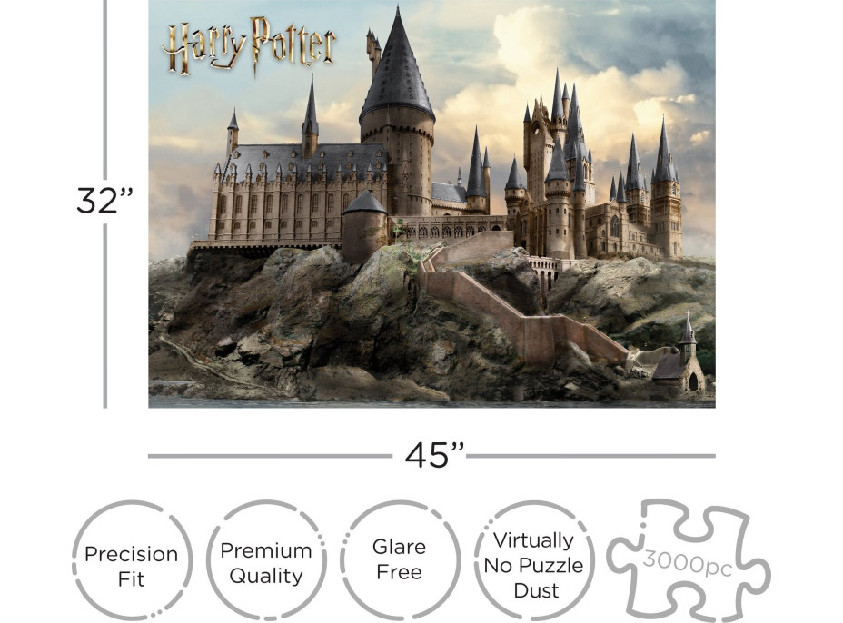 AQUARIUS Puzzle Harry Potter: Bradavice 3000 dílků