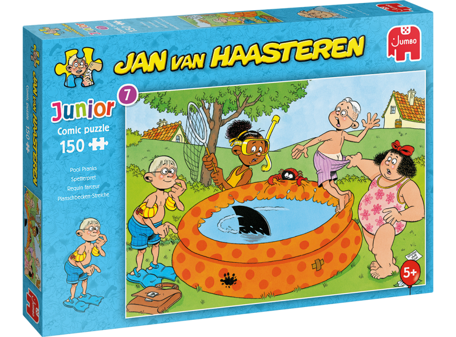 JUMBO Puzzle JvH Junior 7: Žertíky u bazénu 150 dílků