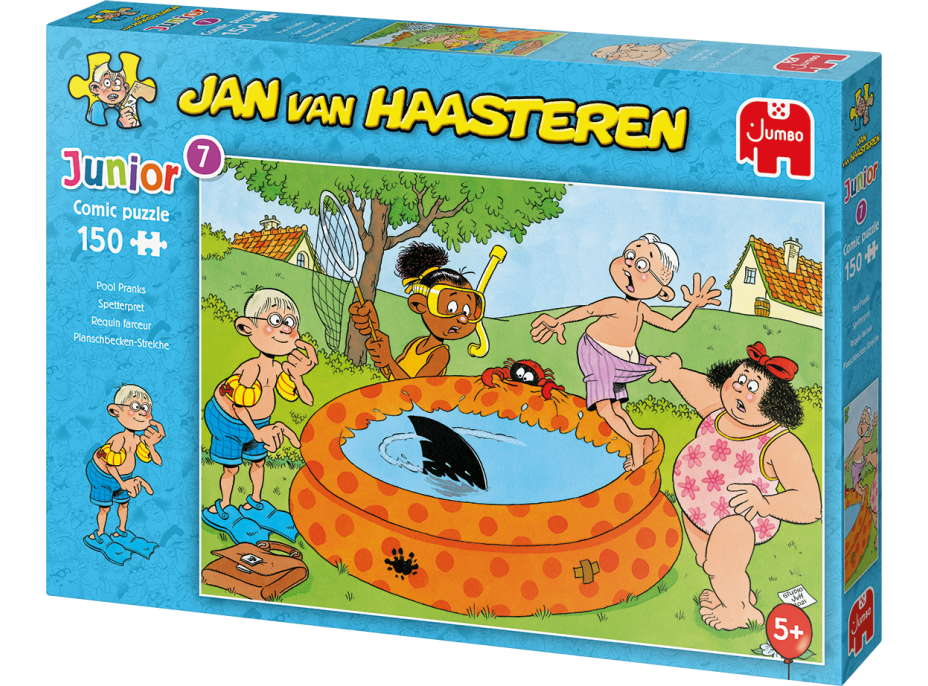 JUMBO Puzzle JvH Junior 7: Žertíky u bazénu 150 dílků