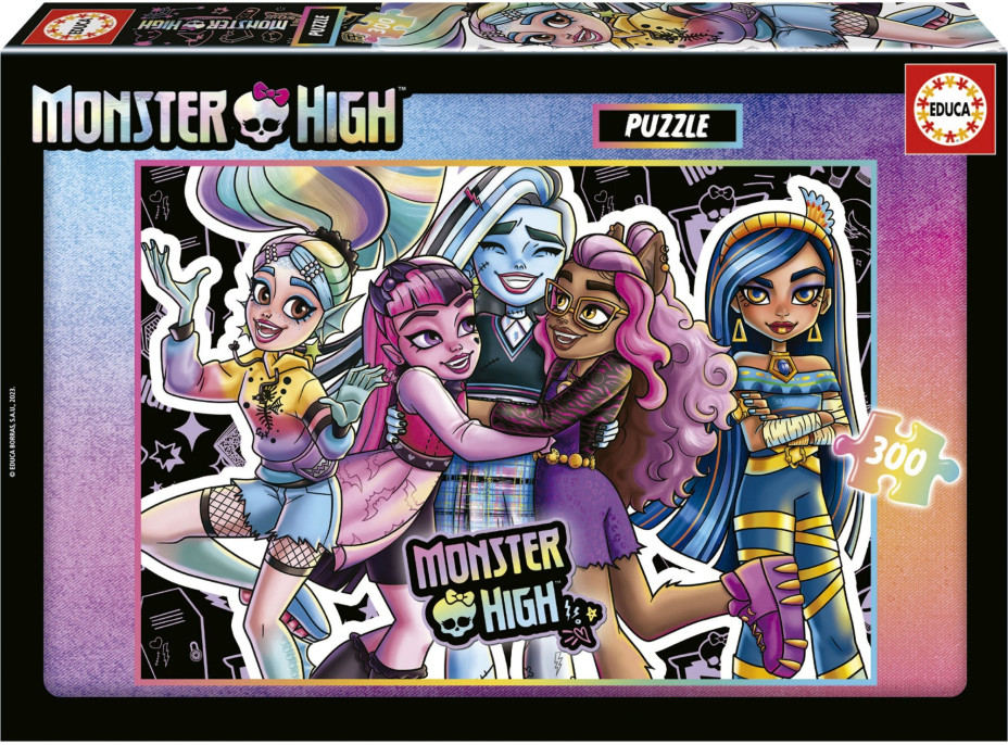 EDUCA Puzzle Monster High 300 dílků