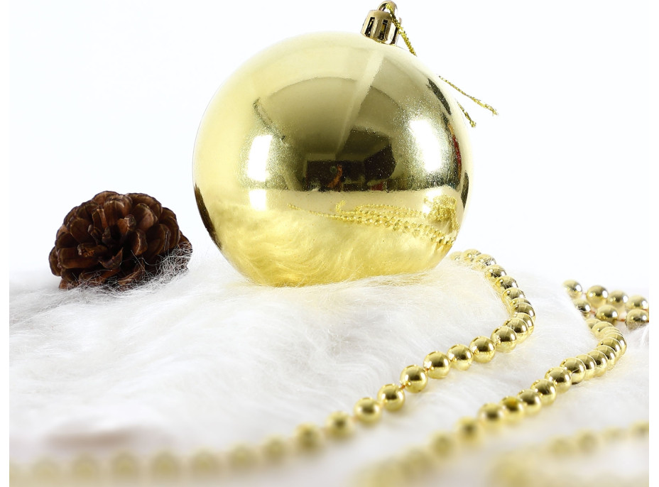 Vánoční závěsné baňky na stromeček ESTRELLA 66 kusů - zlaté