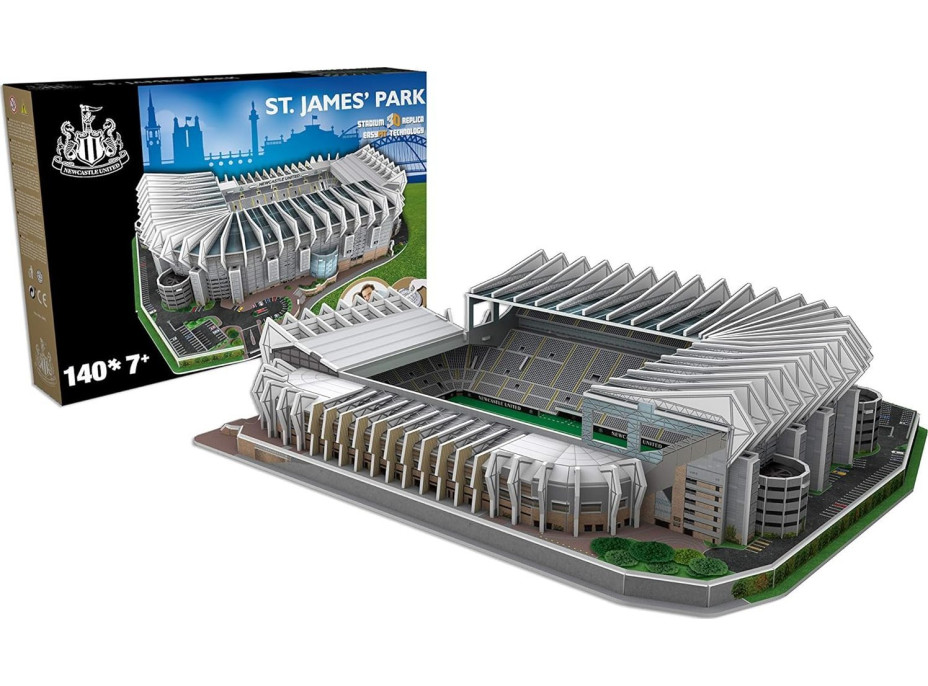 STADIUM 3D REPLICA 3D puzzle Stadion St James' Park - Newcastle United FC 140 dílků