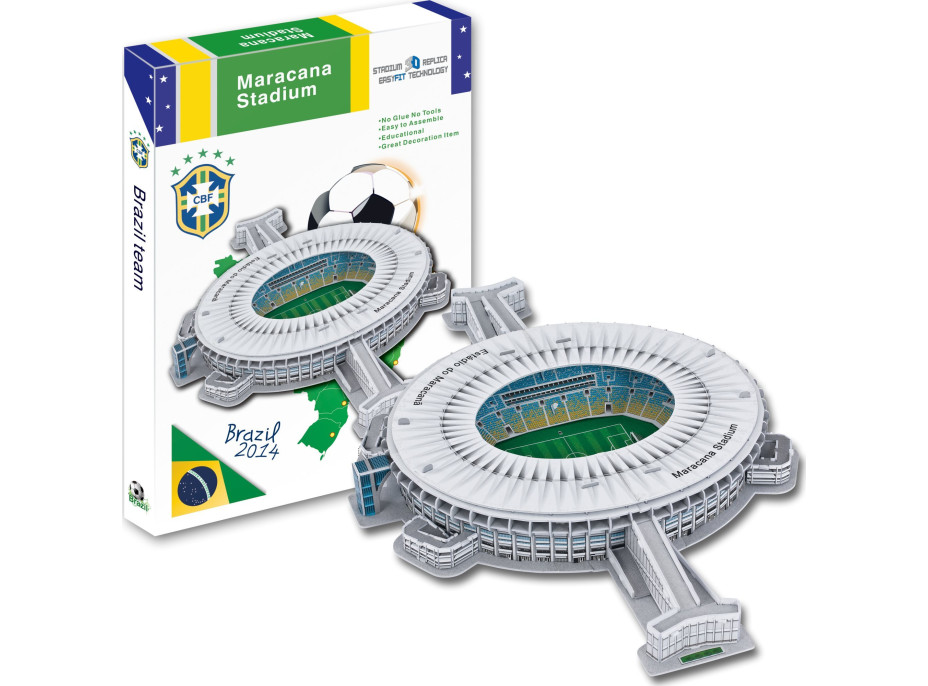 STADIUM 3D REPLICA 3D puzzle Víceúčelový stadion Maracanã 123 dílků