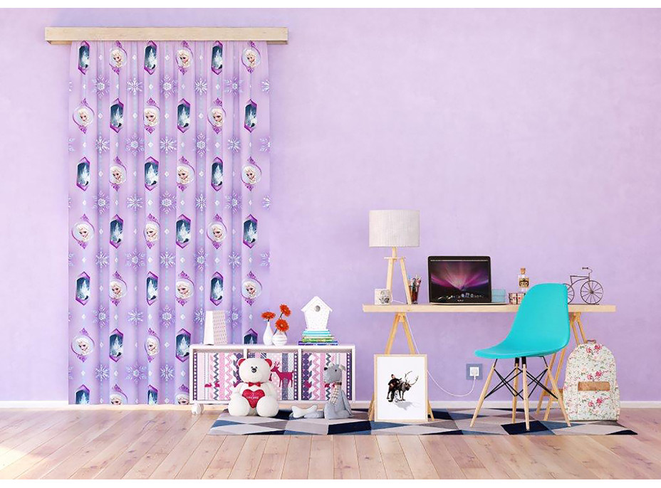 Dětský závěs DISNEY - FROZEN - Elsa - 140x245 cm
