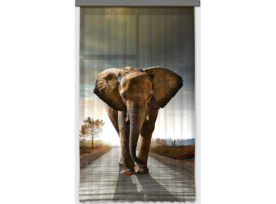 Designový závěs - Slon - 140x245 cm