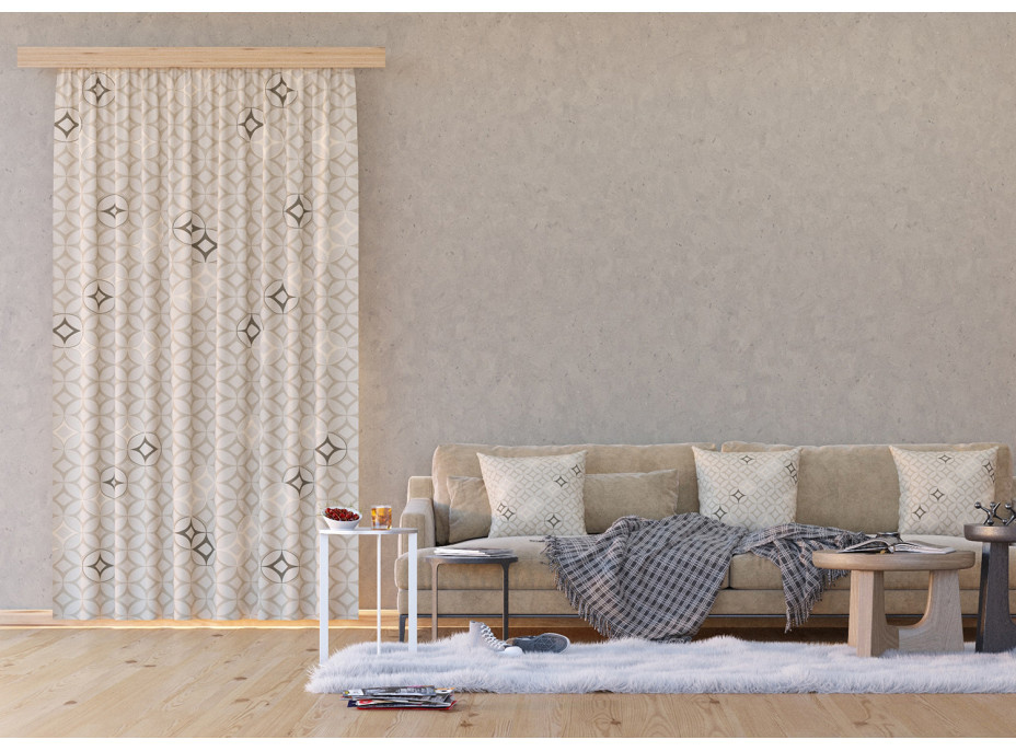 Designový závěs - Abstrakce 2 - 140x245 cm