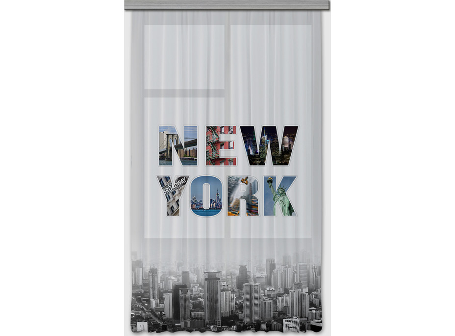 Designový závěs - New York - 140x245 cm