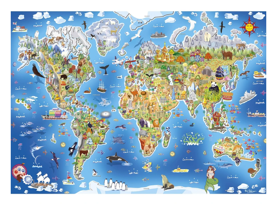 GIBSONS Vzdělávací puzzle Náš svět 250 dílků