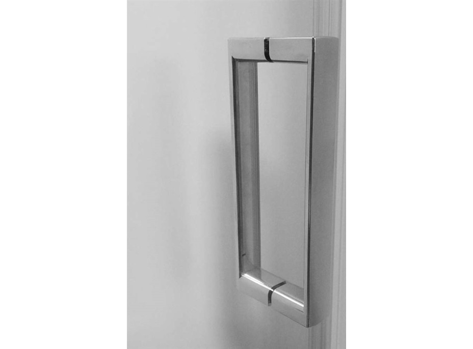 Sprchový kout LIMA - čtverec - chrom/sklo Point - trojdílné posuvné dveře