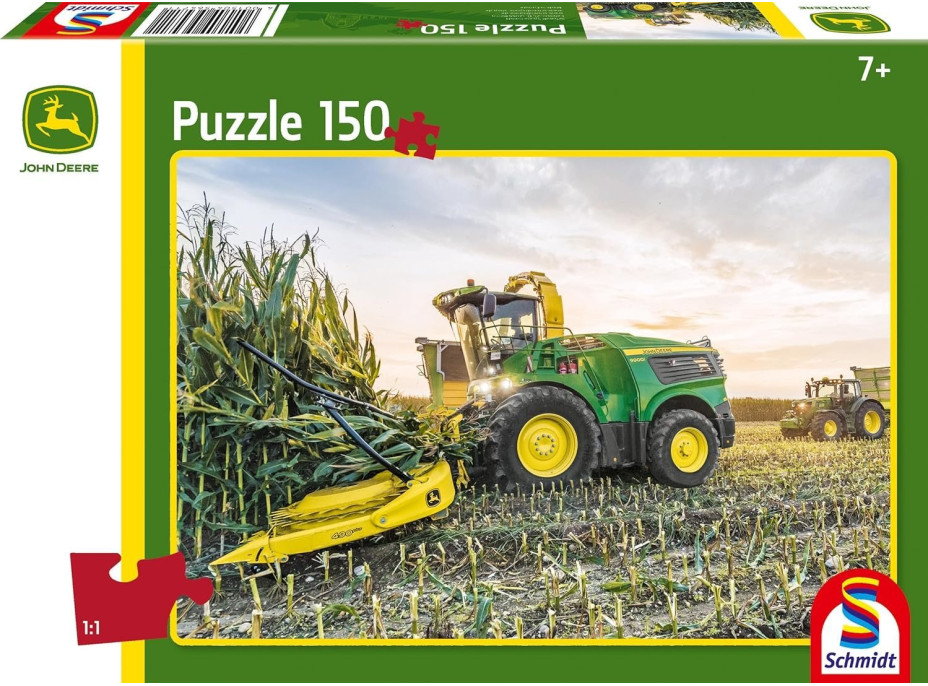 SCHMIDT Puzzle Traktor John Deere 9900i Forage Harvester 150 dílků