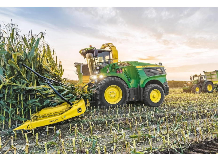 SCHMIDT Puzzle Traktor John Deere 9900i Forage Harvester 150 dílků